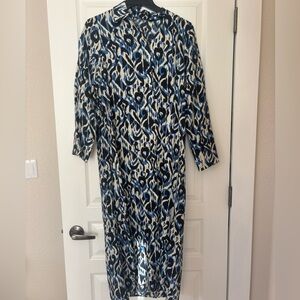 Zara button down maxi dress